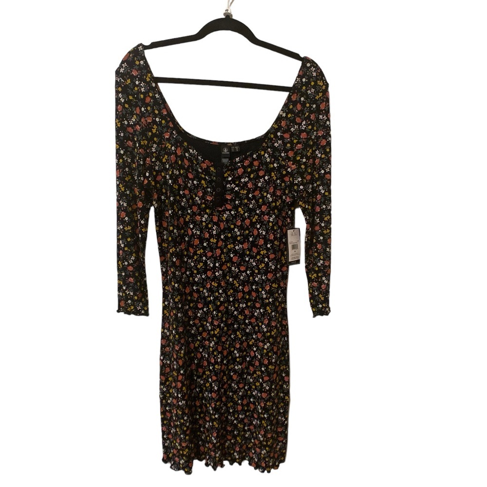 NWT Volcom Juniors' Stone Steezee Printed Mini Dress, size XSmall - Picture 2 of 10